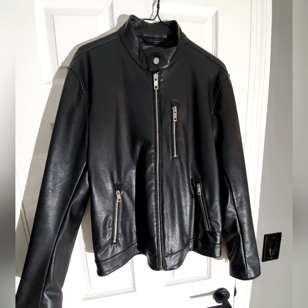 H&M leather jacket